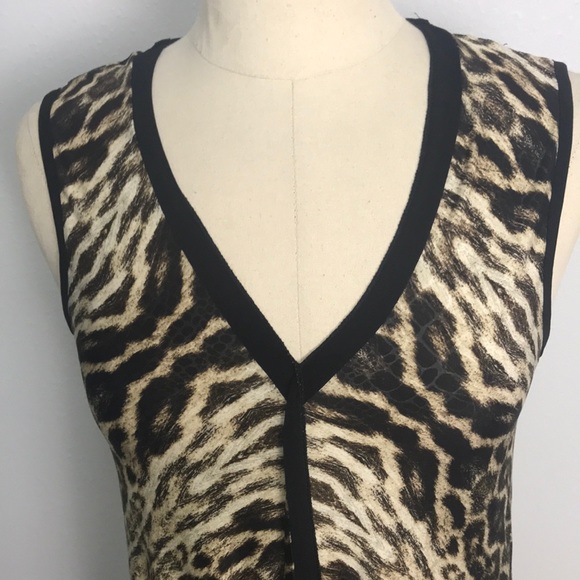 From the heart slinky leopard tank dress large - Picture 3 of 8
